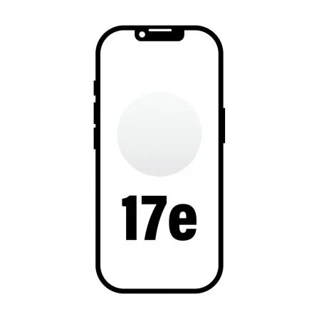 Apple iPhone 17e MHRW4QL/A Smartphone, 256GB, 6.1", Pantalla Super Retina XDR OLED, Chip A19, Cámara 48 MP, 5G, Blanco Apple iPhone 17e MHRW4QL/A Smartphone, 256GB, 6.1", Pantalla Super Retina XDR OLED, Chip A19, Cámara 48 MP, 5G, Blanco